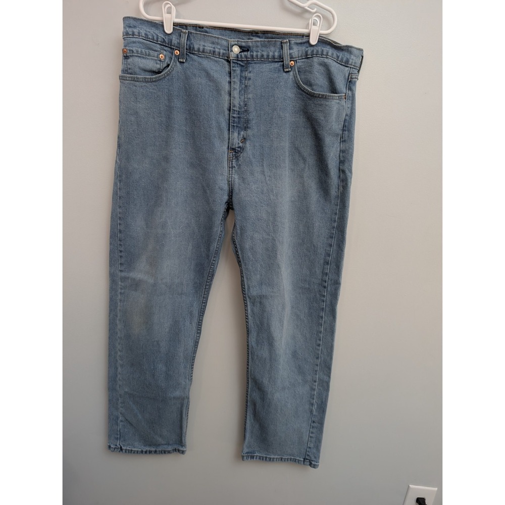 X2 Levis 505 Jeans Mens Size 42X30 Straight Leg Regular Fit